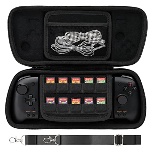 Aenllosi Hard Travel Case for Hori Nintendo Switch Split Pad Pro Handheld Controller-Black(Only Case)