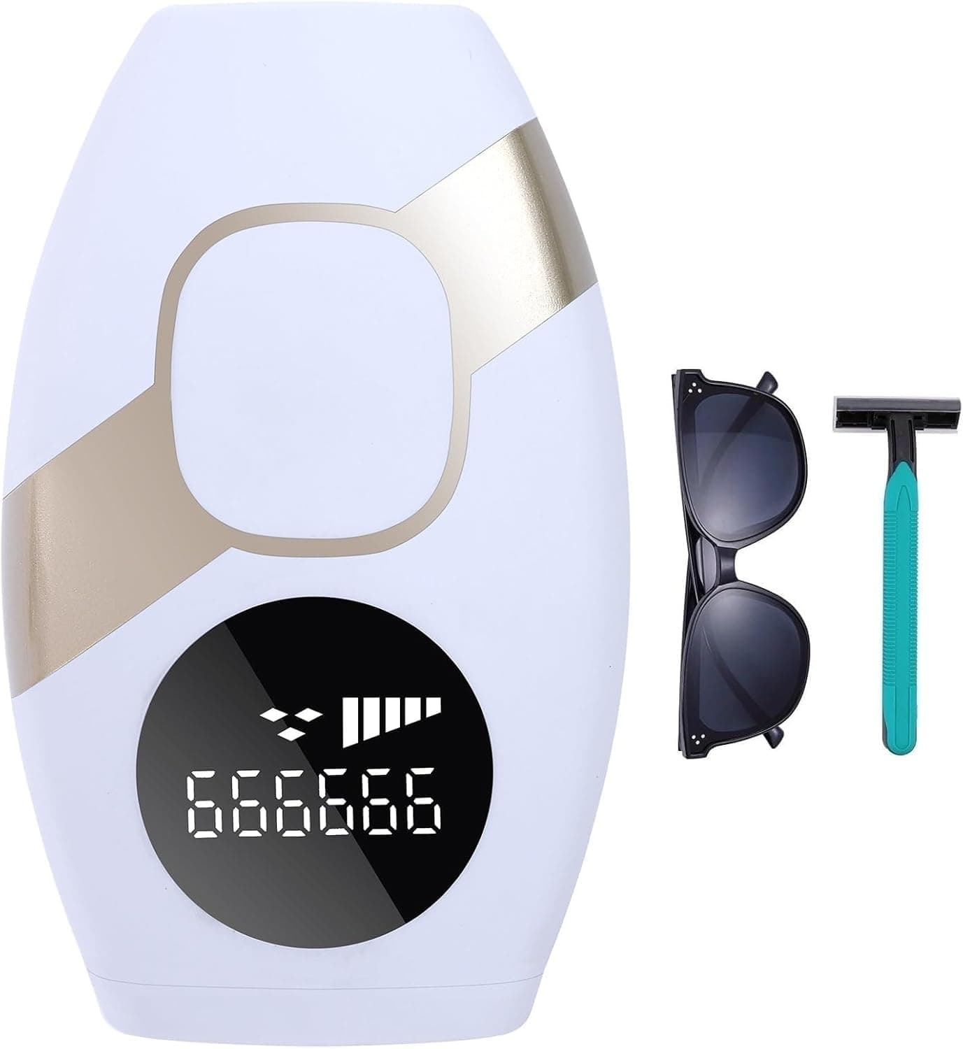 PERDANT IPL Hair Removal Handset for Women & Men – Painless Laser Hair Remover Machine for Permanent Hair Reduction on Face, Bikini, Underarms, Legs & Pubic Area – At-Home Epilator Device
