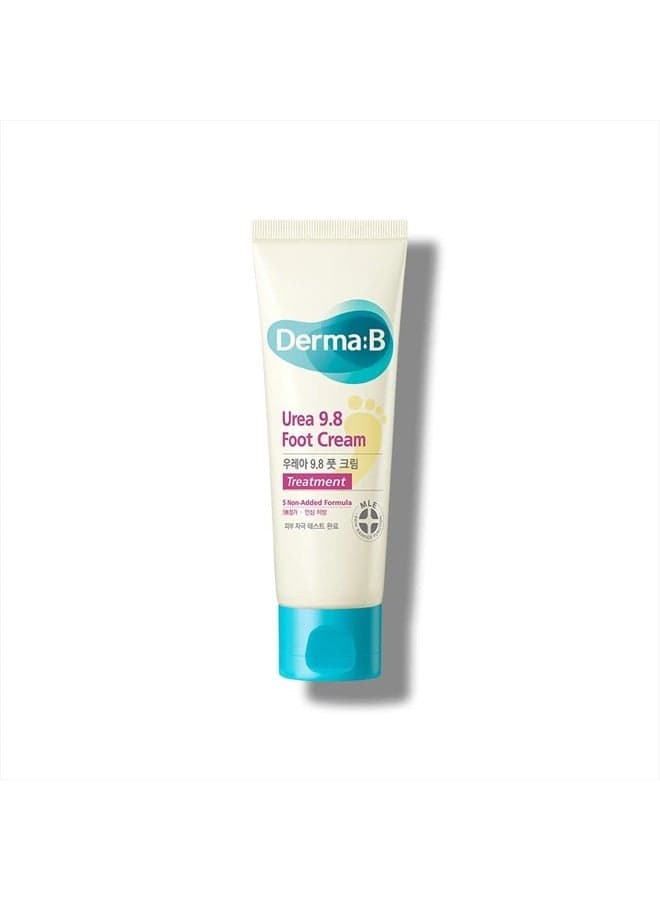 Urea 9.8% Foot Cream for Dry Cracked Feet with Camellia Oil 2.7 Fl Oz, 80ml