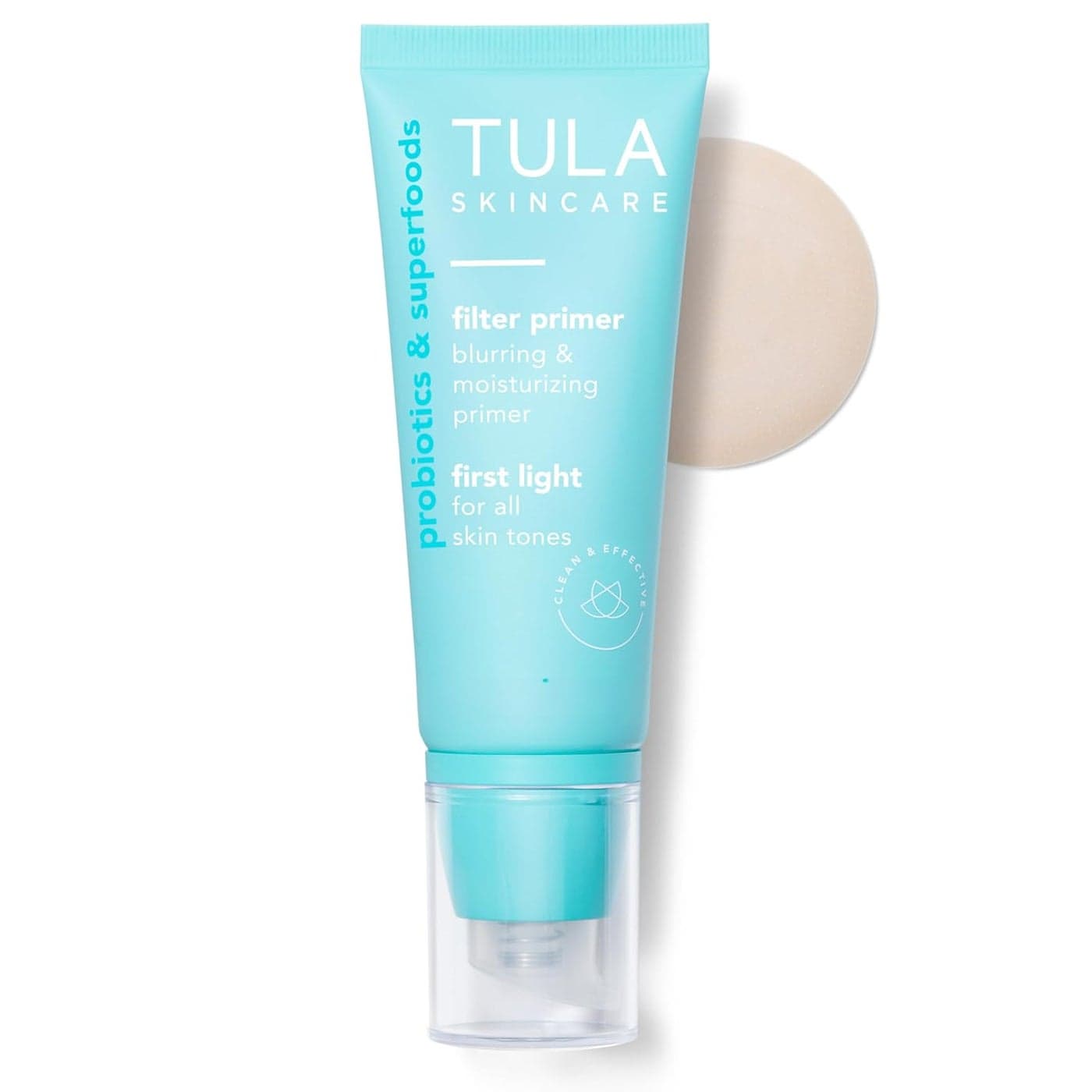 TULA Skin Care Face Filter Blurring and Moisturizing Primer First Light Evens the Appearance of Skin Tone Redness Hydrates Improves Makeup Wear