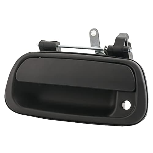 DEAL AUTO ELECTRIC PARTS New 1pc Smooth Black Rear Truck Bed Tailgate Handle With Key Hole Replacement Kit Compatible With 00-06 Tundra