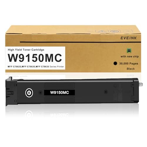 EVEINK W9150MC Toner High Yield W9150MC Black Toner Cartridge Compatible with Color Managed MFP E78635dn E78625dn E78630dn Printers