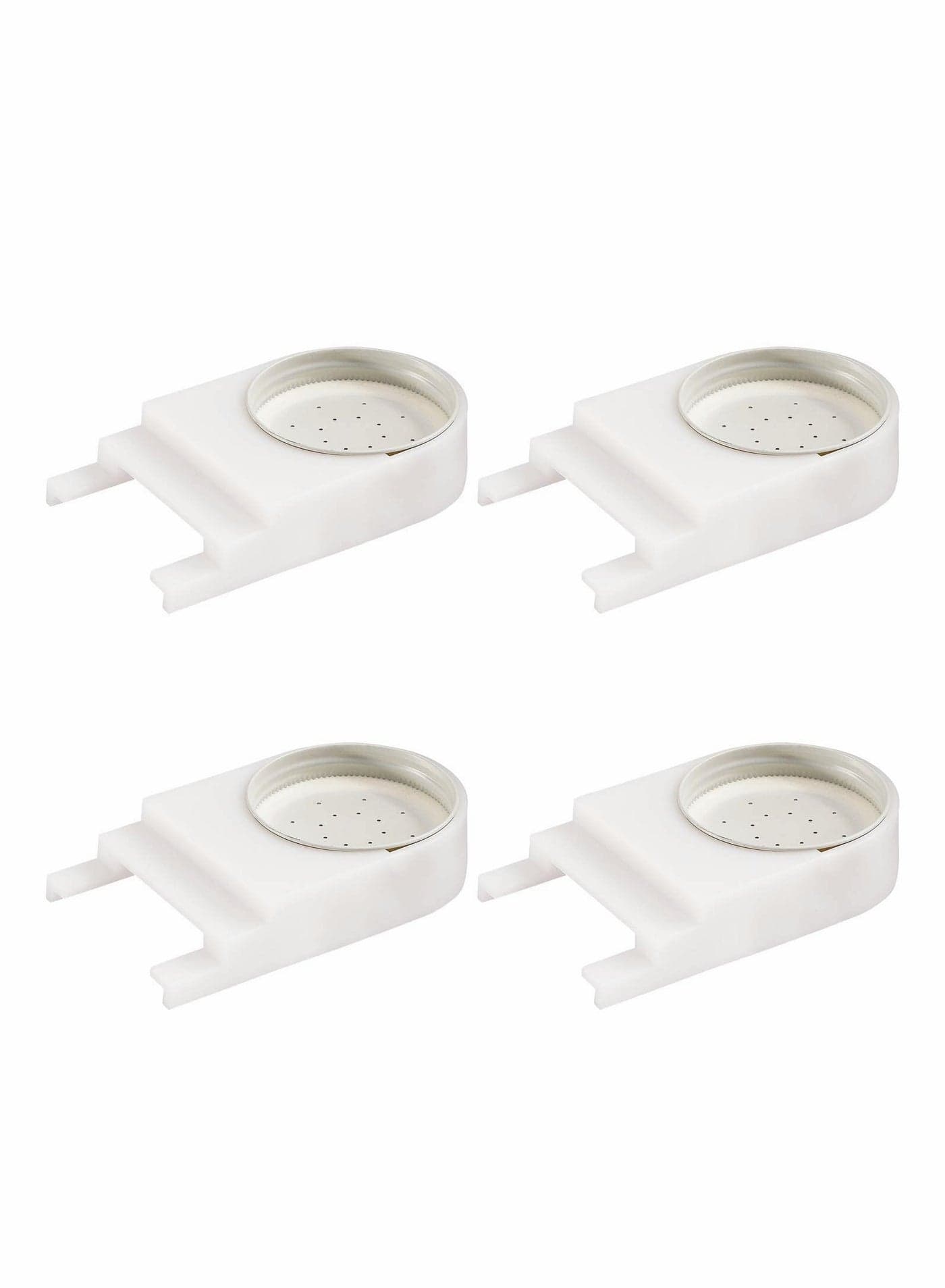 4 Pack Bee Feeders Easy-to-Install Beekeeping Beehive Equipment Perforated Lid Fits Mason and Plastic Jars Water and Sugar Syrup Entry Feeder or Top Dispenser Beekeeping
