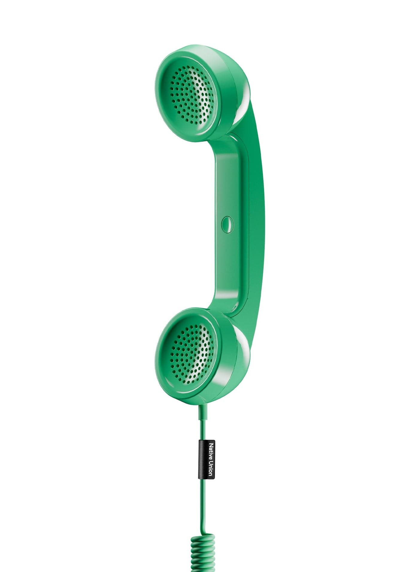Pop Phone Retro Handset USB-C | Plug and Talk Connection, Hi-Quality Microphone and Speaker, Less Radiation, for iPhone 17/16/15 Samsung Tablets MacBooks Laptops w/ USB-C Port - Pine