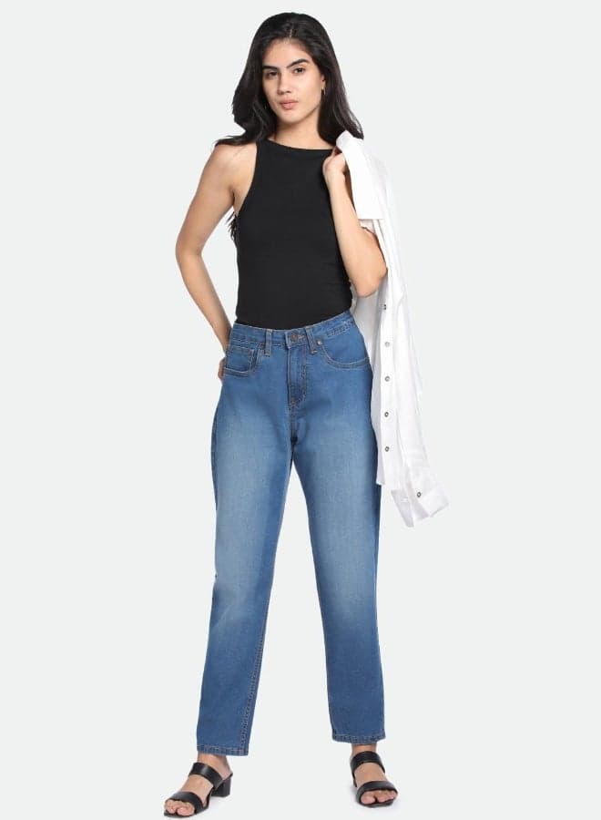 Mom Fit Indigo Jeans – Vintage and Comfortable
