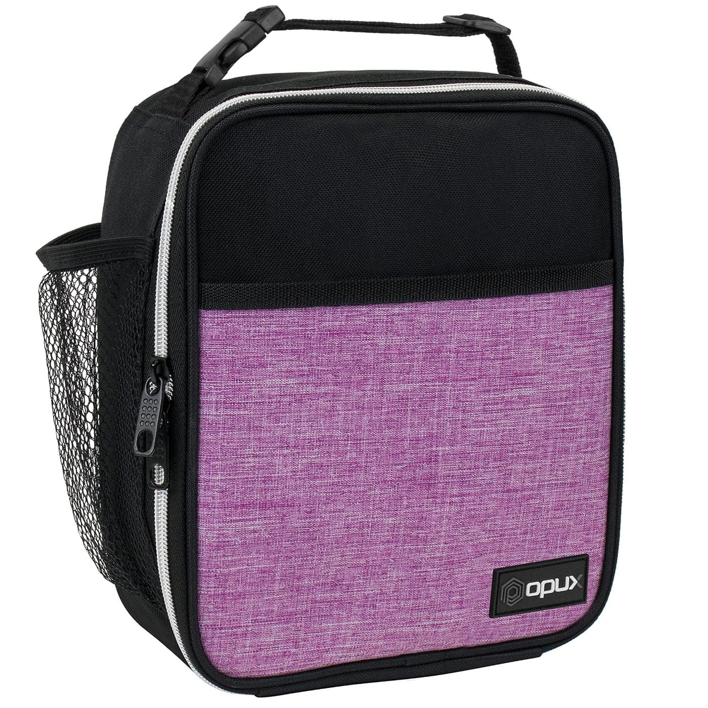 opux Premium Insulated Lunch Box Soft School Lunch Bag for Girls Kids Leakproof Small Lunch Pail Women Work Reusable Compact Cooler Tote Lunchbox for Office Adult Heather Purple