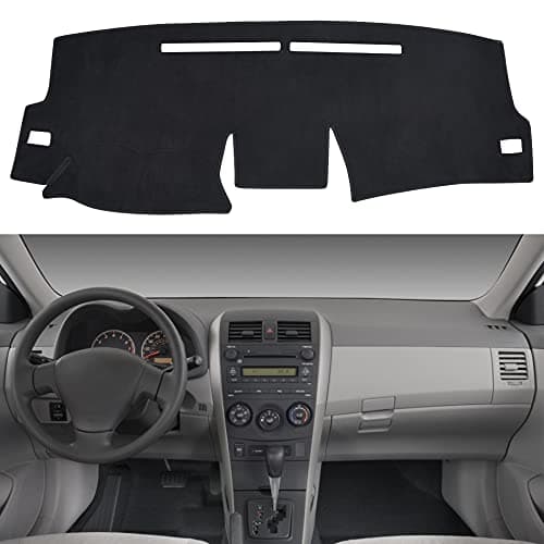 SPEEDWOW Dashboard Dash Board Cover Mat Carpet Compatible with Toyota Corolla 2009-2011