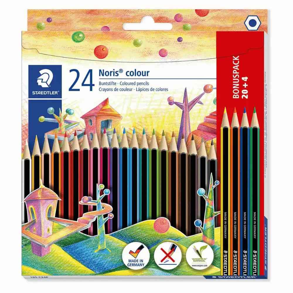 Staedtler Noris Colour Pencil Pre Sharpened- 24pcs
