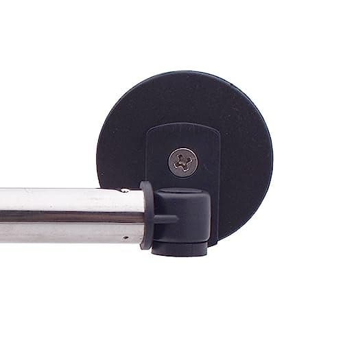 YYST Type A 16-28" Strong Magnetic Curtain Rod, cafe,Sash Rod W/Magnet (Black-1)