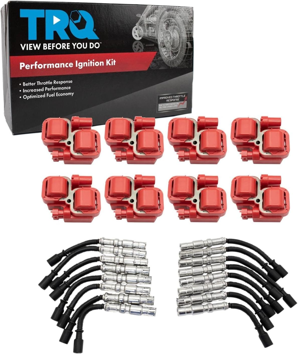 TRQ Performance Ignition Kit for 1998-2011 Mercedes-Benz - 9 Piece Set