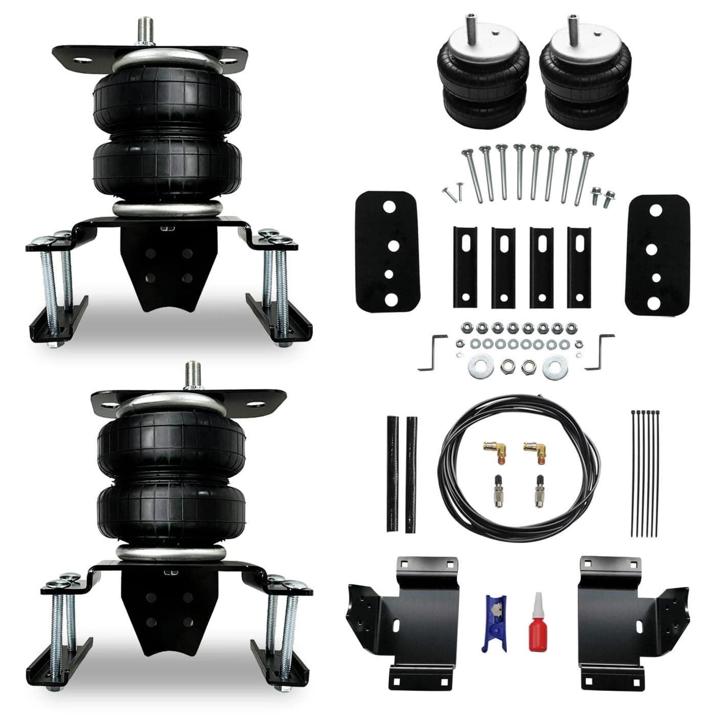 MILLISEC Air Spring Bags Suspension Kit compatible with 20072021 Toyota Tundra 2WD 4WD Pickups Rear Air Helper Springs Replaces W217602445