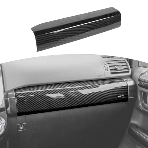 RT-TCZ for 4Runner Passenger Side Dash Trim Cover Carbon Fiber for Toyota 4Runner 2010-2023 Carbon Fiber Interior Accessories