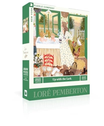 New York Puzzle Company Lor Pemberton Up with The Lark 500 Piece Jigsaw Puzzle for Family Game Nights by Lor Pemberton