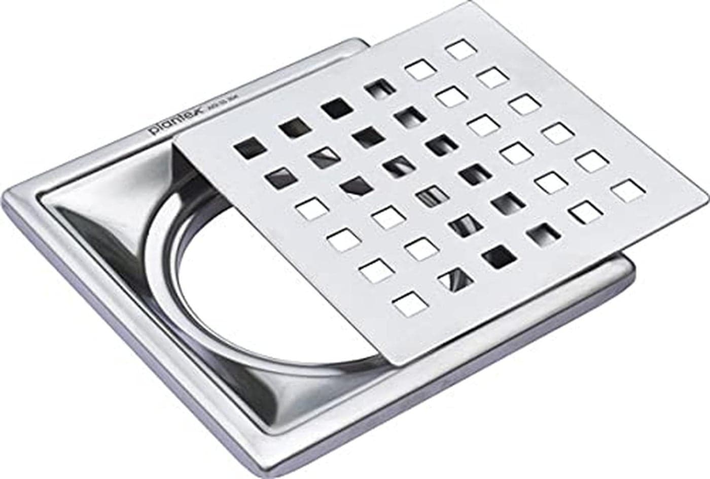 Plantex 304 Grade Stainless Steel Bathroom Floor Drain/Non- Porous Surface Floor Drain/Bathroom Water Drainer/Floor Trap for Bathroom and Kitchen - (6x6 inches)