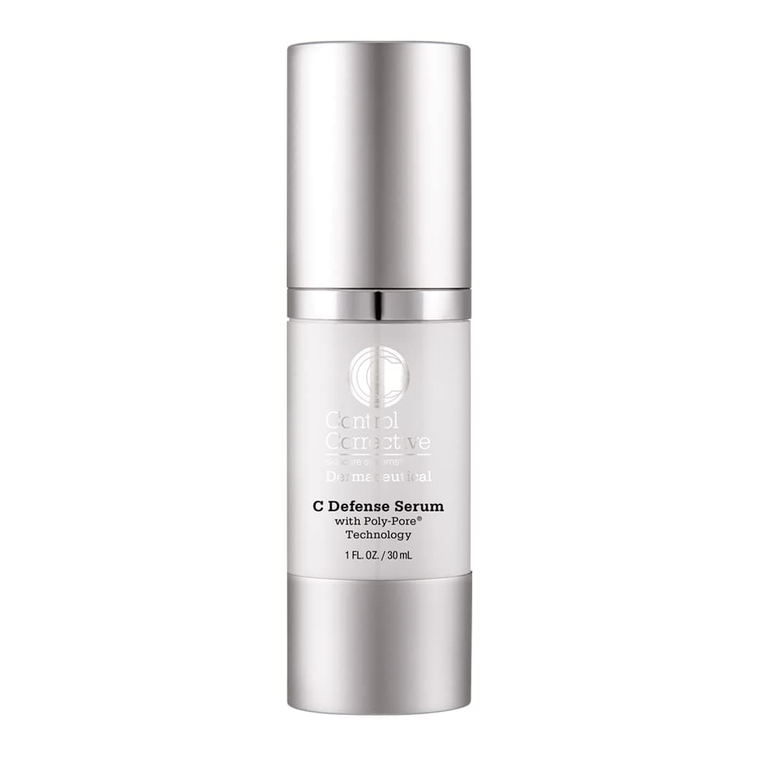 CONTROL CORRECTIVE C Defense Serum With PolyPore Technology Advanced Vitamin C Serum Plus Hyaluronic Acid Poly Pore Delivery System Time Releases Actives Sustains Hydration Throughout The Day