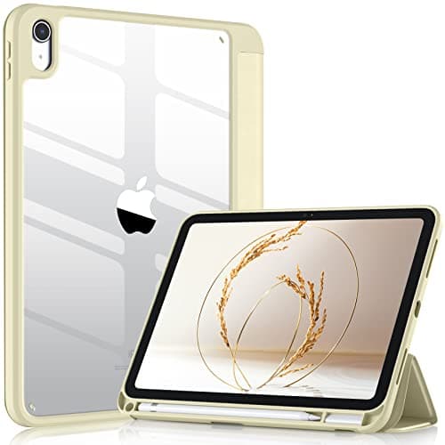 Wenlaty Compatible with iPad A16 11th Generation Case 11 Inch 2025 for iPad 10th Generation Case 109 Inch 2022 with Pencil Holder Trifold Stand Protective Clear Back Auto WakeSleep Starlight