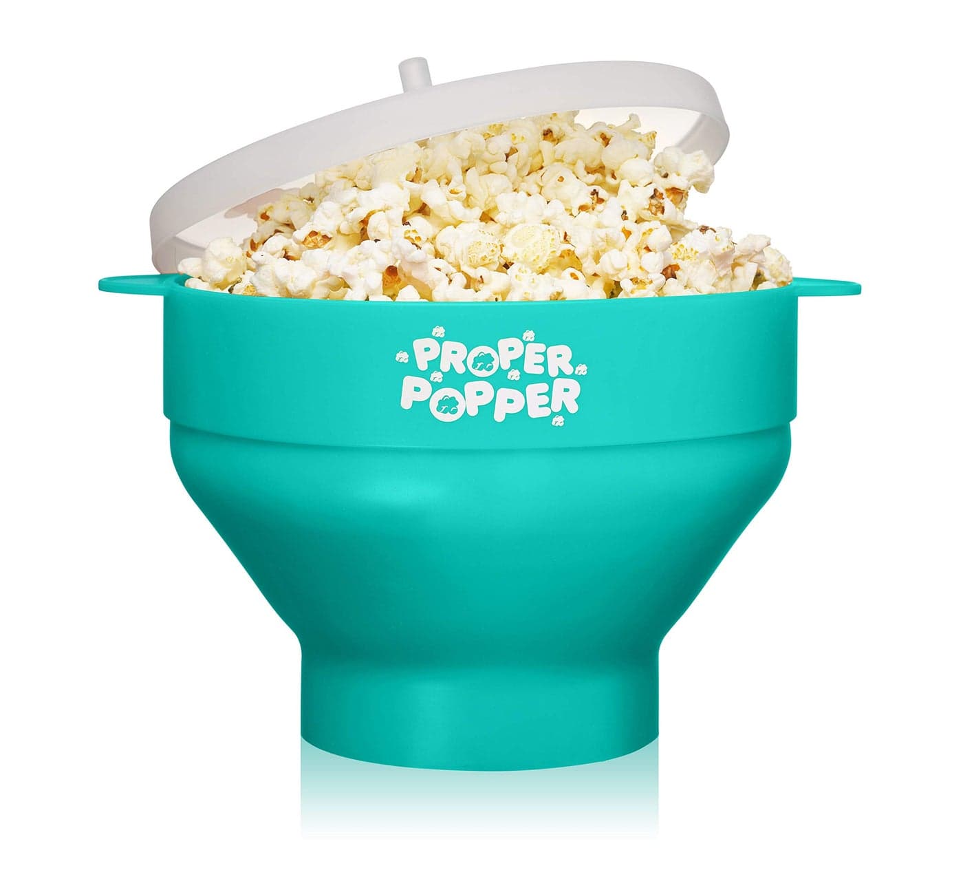 The Original Proper Popper Microwave Popcorn Popper Silicone Popcorn Maker Collapsible Bowl BPA Free Dishwasher Safe Pink