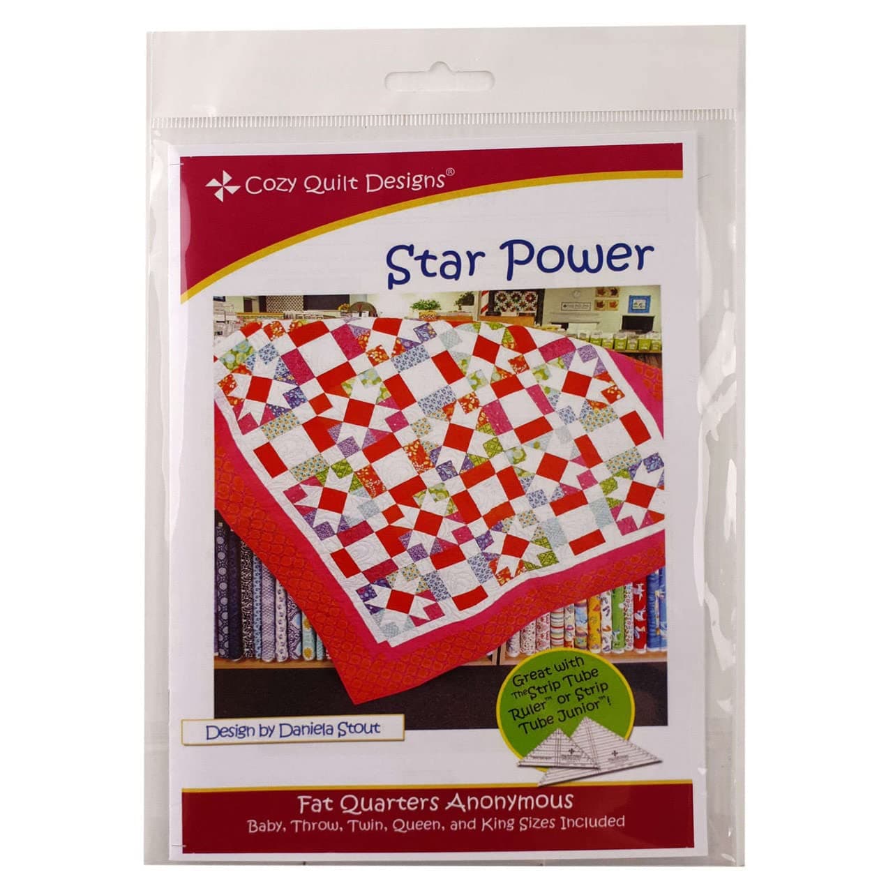 Star Power Quilt Pattern a Cozy Quilt Fat Quarters Anonymous Pattern 5 Size Options