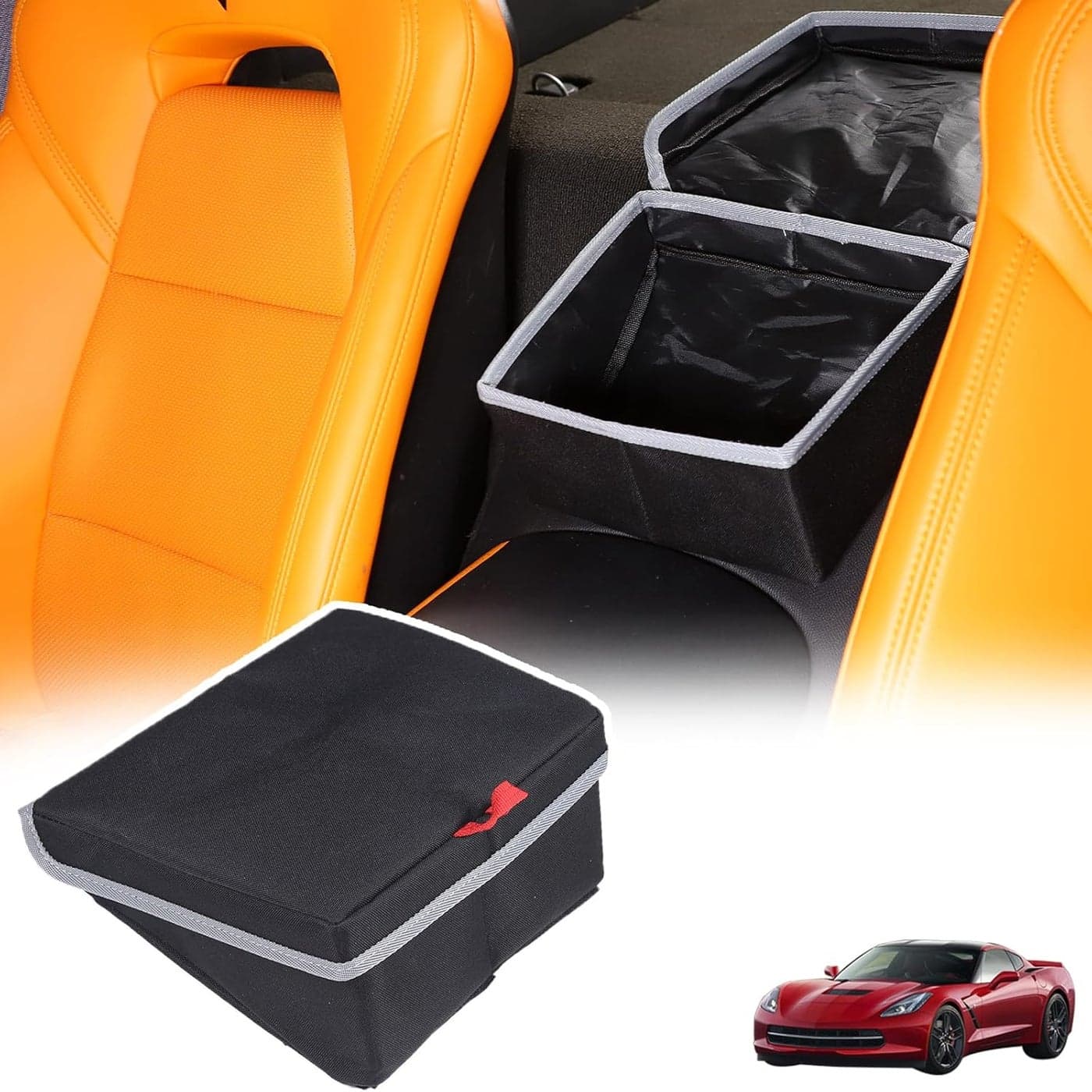 Sekhyna Car Central Control Storage Box for Chevrolet Corvette C7 (2014-2019) - Armrest Organizer