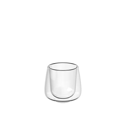 Villeroy & Boch Artesano Hot & Cold Beverages Espresso Mug, Set of 2 Glasses, Double-Walled Glasses for Cold and Hot Beverages, 3.75 oz, Borosilicate Glass, Dishwasher-Safe, Microwave-Safe