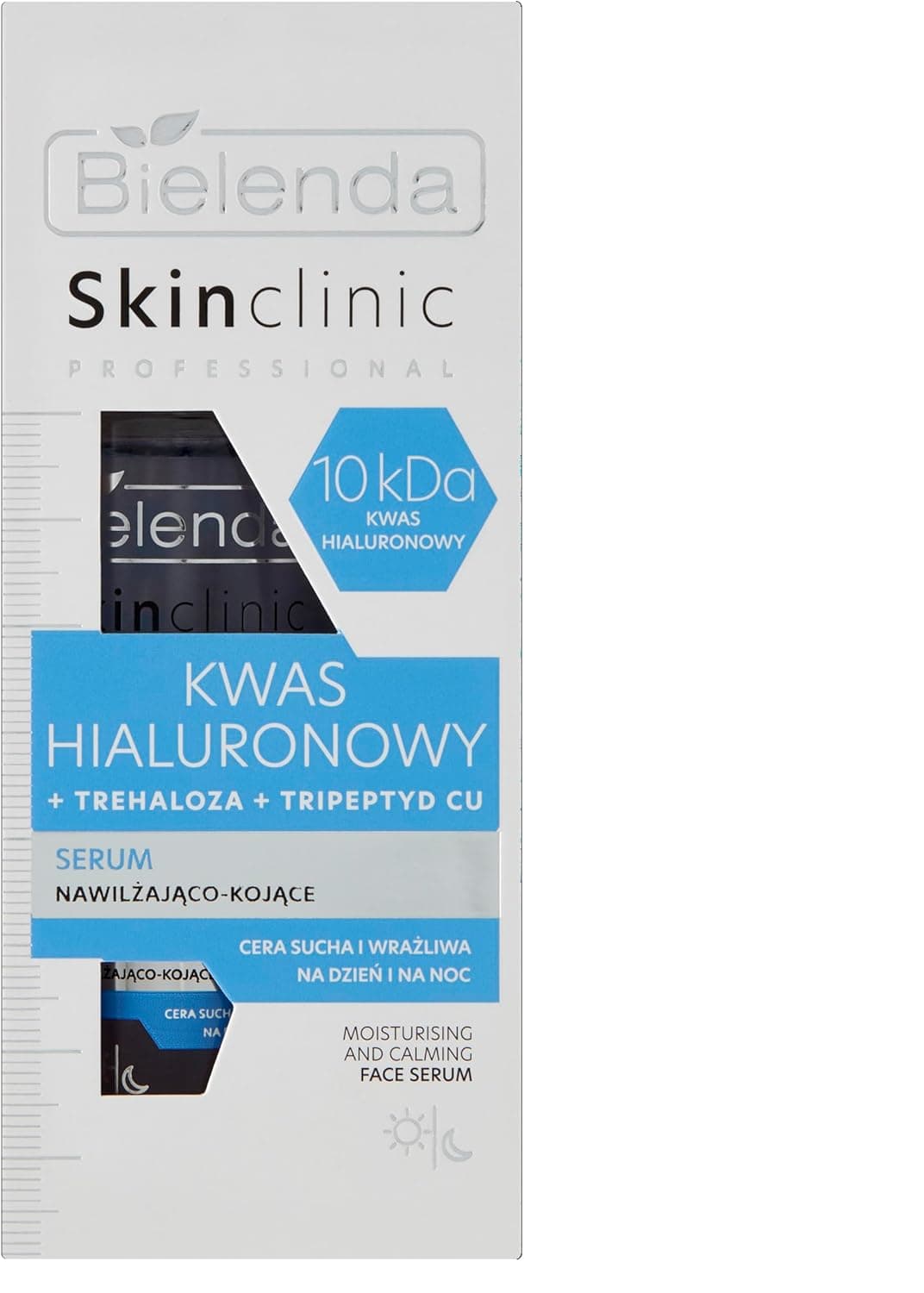 Bielenda Skin Clinic Professional Hyaluronic Acid Moisturising and Soothing Serum for Dry and Sensitive Skin Day and Night 30ml