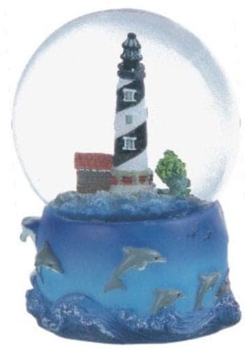 George S. Chen Imports Snow Globe Cape Hatteras Lighthouse Desk Figurine Decoration