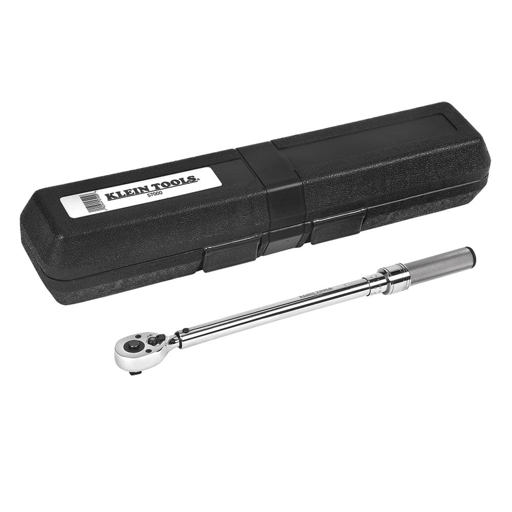 Klein Tools 57000 38Inch Torque Wrench Square Drive 14Inch Length