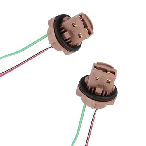 WZP 2PCS 7443 Brake Light Socket 7440 T20 Bulb Holder Waterproof Female Adapter Compatible with LED Bulbs Turn Signal Lights Brake Lights Tail Lights