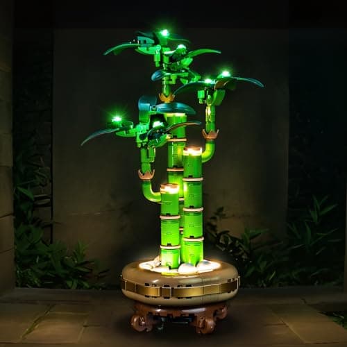 BRICKSHINING LED Lighting Compatible with Lego Lucky Bamboo Light Kit Compatible with Lego 10344 Botanicals Lucky Bamboo NOT Included The Model Set