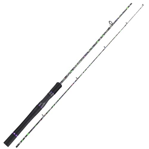 Sougayilang Fishing Rod 2Piece Graphite Composite Blank Spinning Rod with EVA Grip Smooth Transition Fishing Pole 60