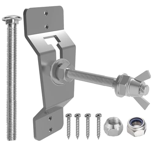 Wall Mount Spare Tire Carrier Mount for Trailer,Spare Tire Carrier Bracket for Enclosed Trailer Accessories Spare Tire Holder for Trailer, Wheel Bracket Rack for Enclosed (Silvery)