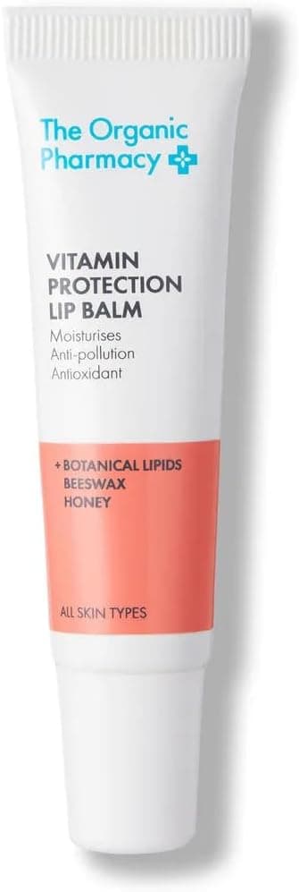 The Organic Pharmacy Vitamin Protection Lip Balm 10ml Rich Buttery Balm Nourishing Oils and Antioxidants Rescue Dry and Thirsty Lips 664 Organic 399 Natural