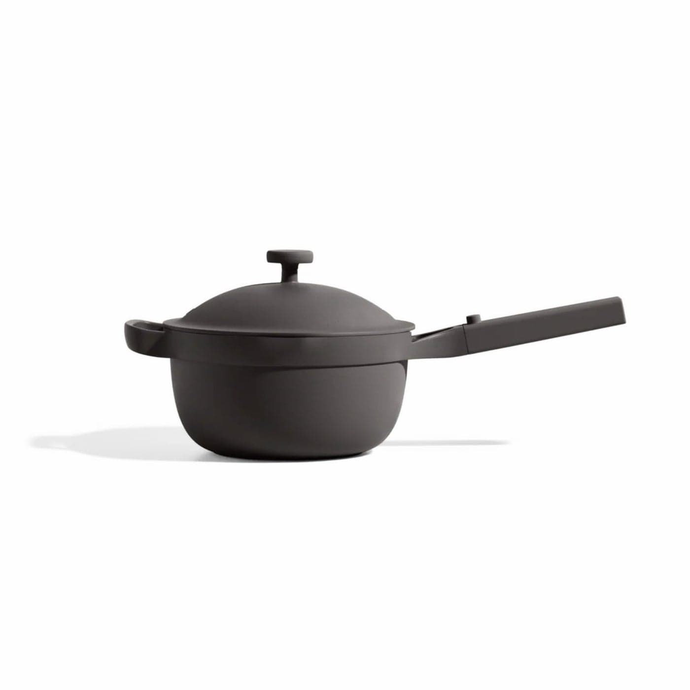 Our Place Perfect Pot Mini 25 Qt Nonstick Ceramic Sauce Pan with Lid Versatile Cookware for Stovetop and Oven Steam Bake Braise Roast PTFE and PFOAFree ToxinFree Easy to Clean Char