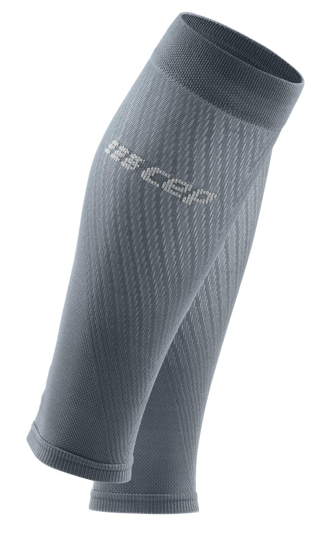 CEP Women's Ultralight Calf Sleeves, Grey/Light Grey, IV