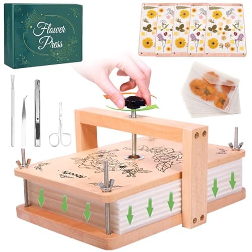 Aboofx Large Flower Press Kit 118 x 83 6 Layers Wood Flower Pressing kit with Storage Bags for Dried Flower Plant Wedding Bouquet Preservation Kits DIY Art Crafts Gift for Adult Craft Lovers