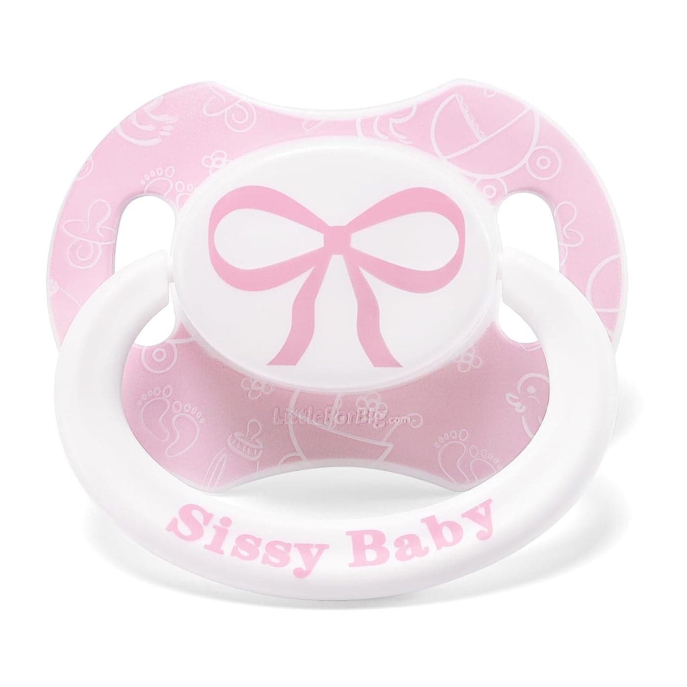 LittleForBig Bigshield GenerationII Adult Sized Printed Pacifier Sissy Baby Pattern