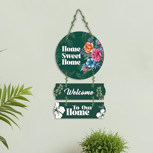Rousrie Home Quote Decorative Wall Art MDF Wooden Wall Hanger for Living Room | Bedroom | Home Decor | Gifts | Wood Decoration Items | Artworks Hangings (Design 7)
