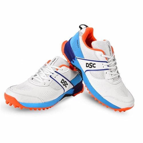 DSC Jaffa Neo Cricket Shoes for Mens, Size - 8 UK, Color - White, BLOR24
