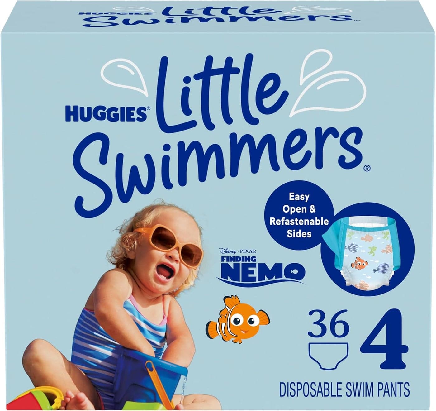 Huggies Little Swimmers Disposable Swim Diapers, Size 4