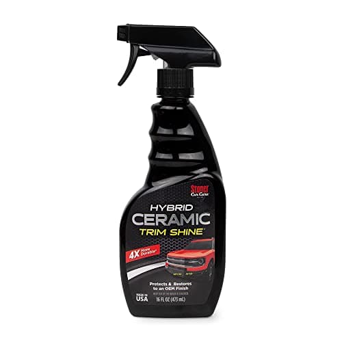 Stoner Car Care 92333 Hybrid Ceramic Trim Shine Restores Faded Plastic and Vinyl to OEM Finish Long Lasting WaterBased UV Protection for Interior Exterior Trim 16 fl oz