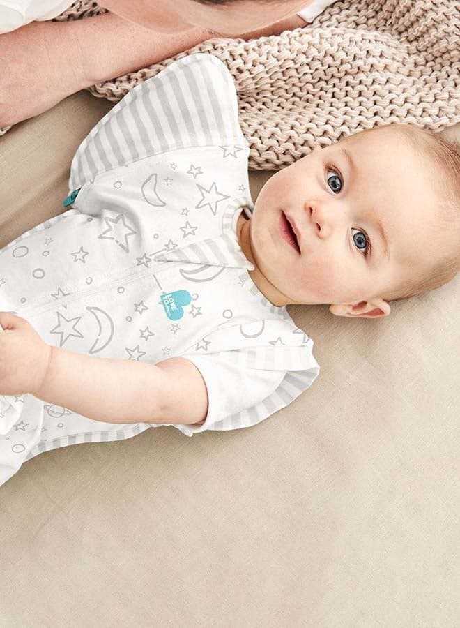Swaddle UP Transition Bag Bamboo Original Cream 1.0 TOG – Baby Sleepwear Sack | Soft Bamboo Babywear for Sleep | Infant Sleeping Bag with Removable Wings | Gentle Swaddle Wrap for Safe Sleep