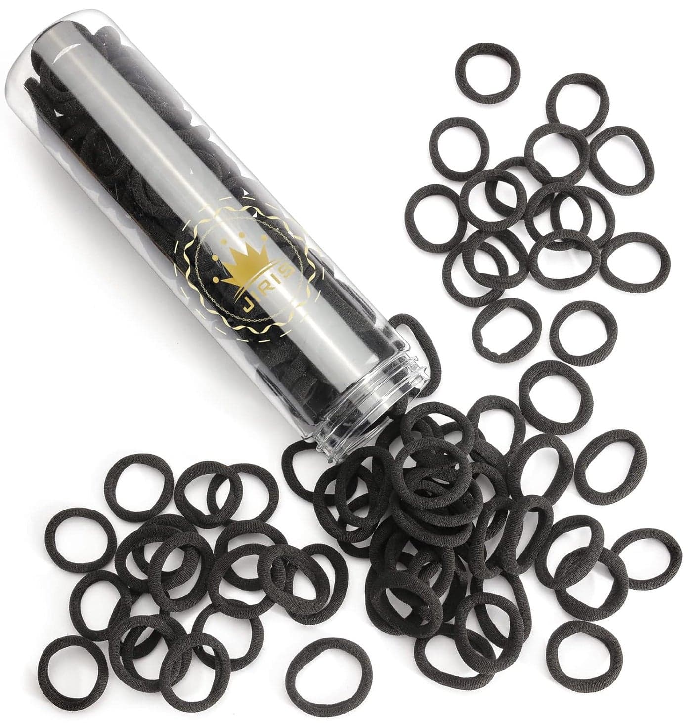 100 pcs No Break Hair Ties fitting Kit and limitedtime Starter Kit Gentle for any hair type with no slipping or snagging Color mixingBlack