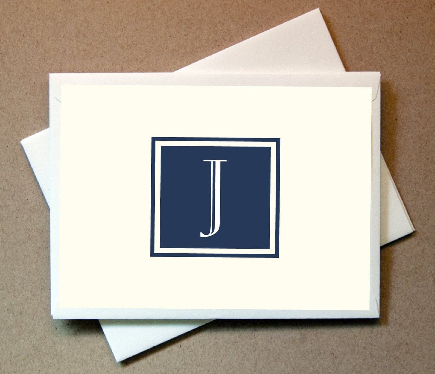 Monogram Stationery Note Cards Monogram Thank You Cards J