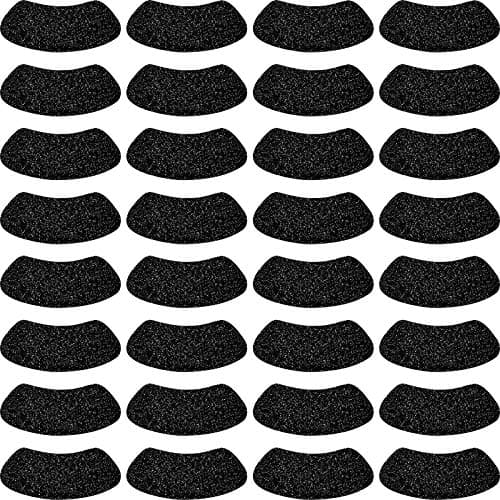 Sumind 280 Pairs Eye Black Stickers Sports Glitter Eye Black Strips Customizable Face Adhesive Sticker for Football Soccer Baseball Softball Fans Birthday Sports Themed Party Supplies