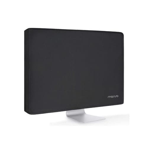 MOSISO Monitor Dust Cover 26, 27, 28, 29 inch Anti-Static Dustproof LCD/LED/HD Panel Case Computer Screen Protective Sleeve Compatible with iMac 27 inch, 26-29 inch PC, Desktop and TV, Black
