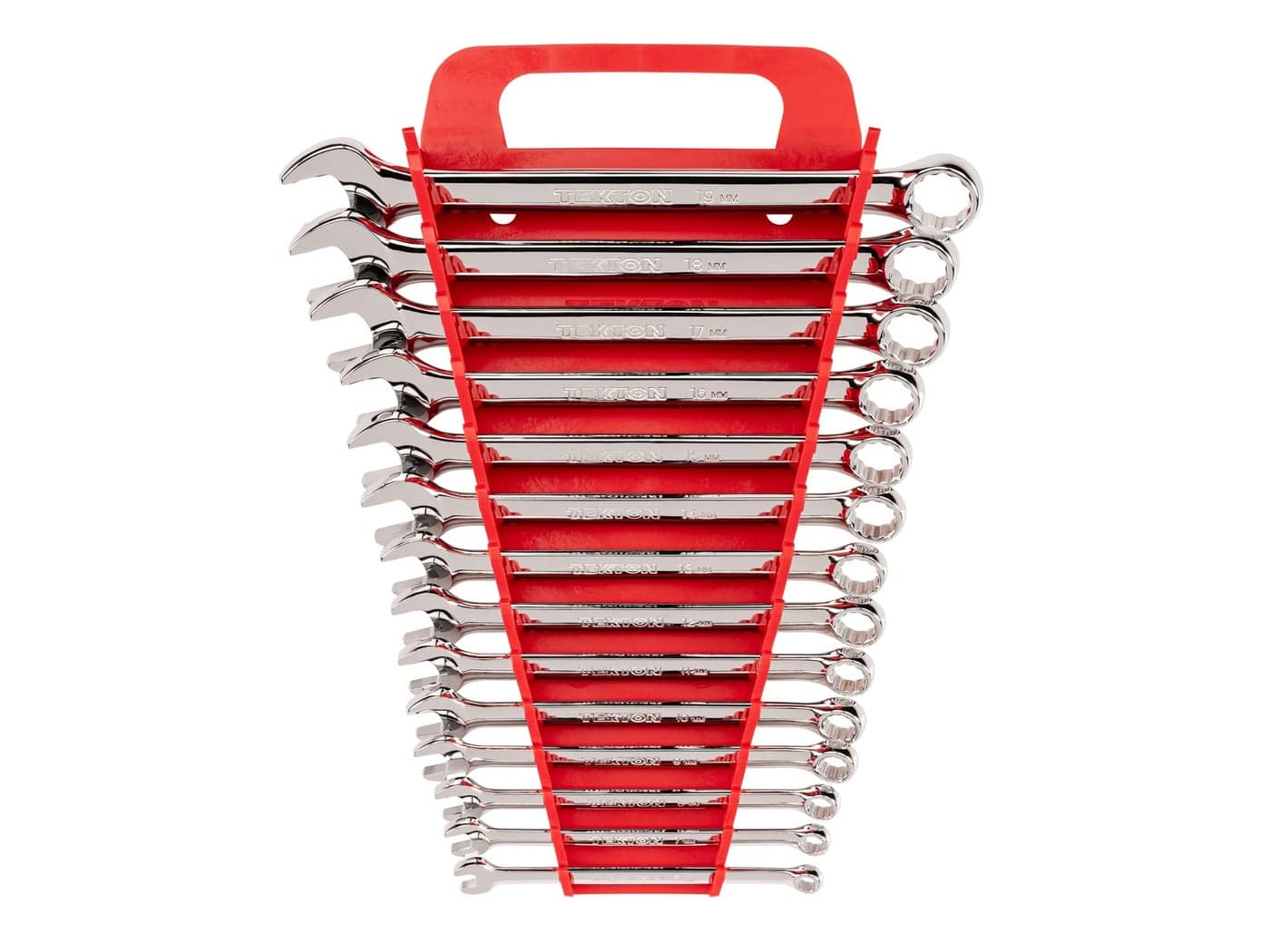 TEKTON Combination Wrench Set with Holder 14Piece 619 mm WCB92201