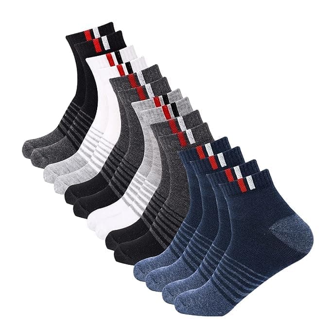 SJeware Men & Women Polyester Ankle Length Socks (Pack Of 7), Multicolor