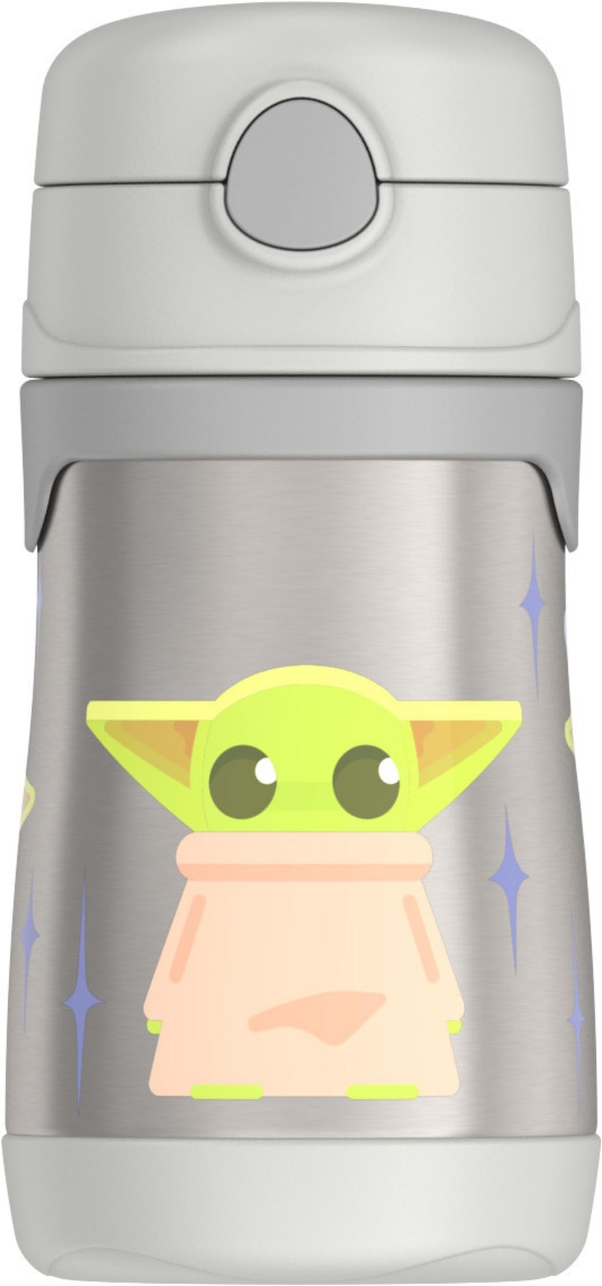 THERMOS Vacuum Insulated Stainless Steel 10oz Straw Bottle THE MANDALORIAN