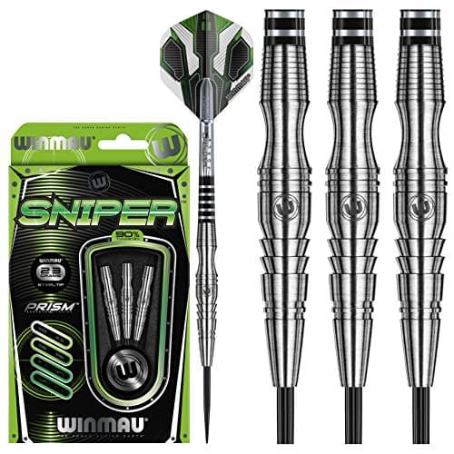Winmau Sniper 23g Tungsten Darts with Prism Flights and Shafts (Stems)