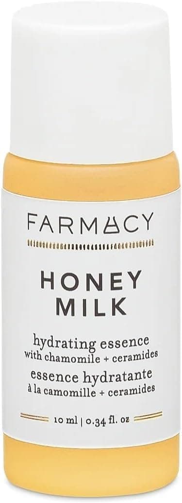 Farmacy Hydrating Essence Hydrating Honey Milk Toner Facial Essence to Soothe Moisturize and Strengthen Skin Barrier Preps Complexion for Skincare Products or Makeup Application 10ml
